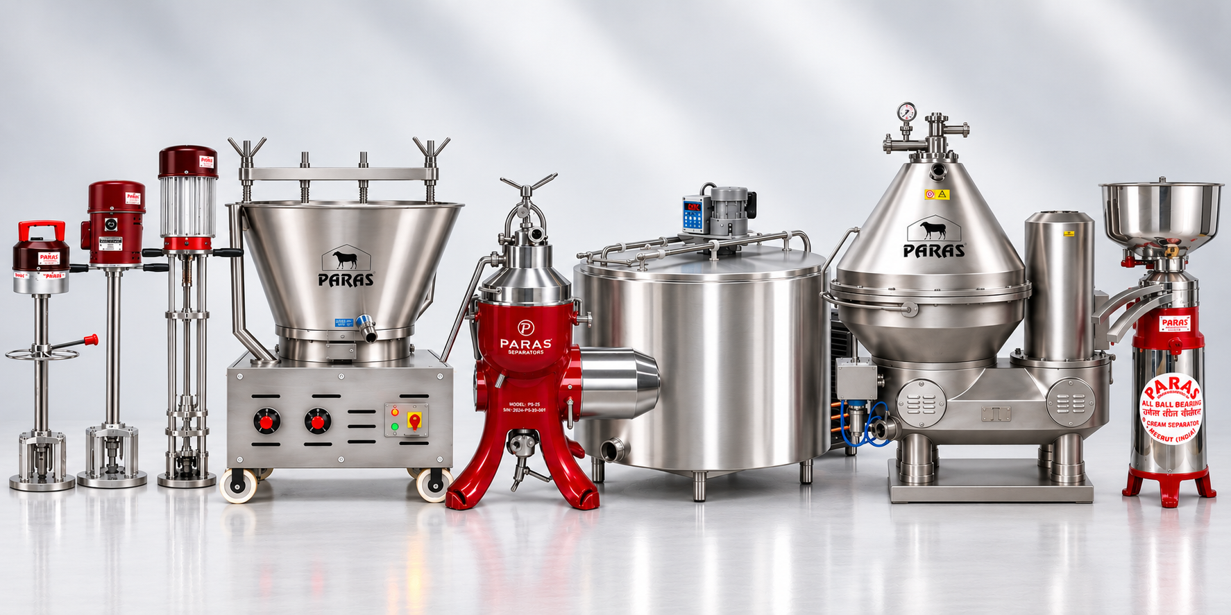 PARAS dairy machinery technical guide image