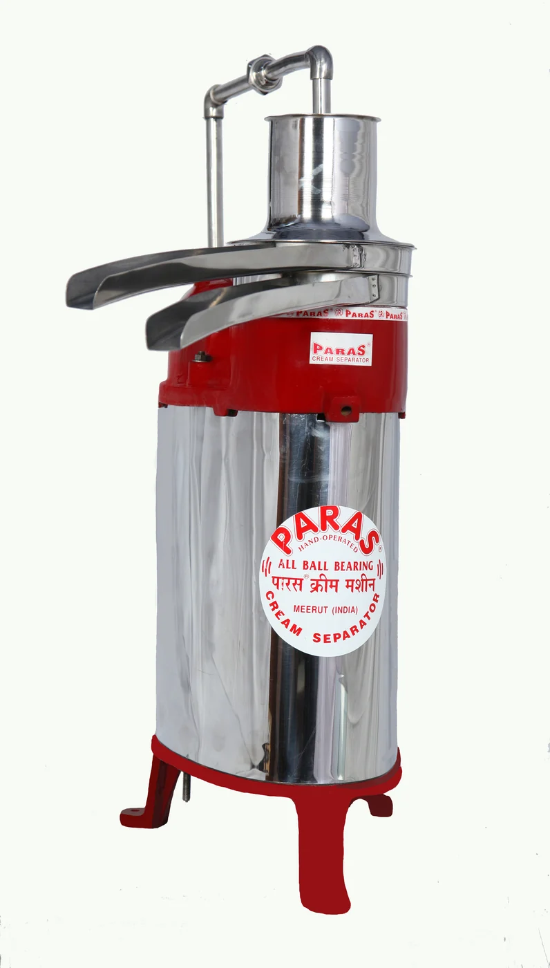 Industrial Cream Separator Machine by PARAS Dairy Machinery