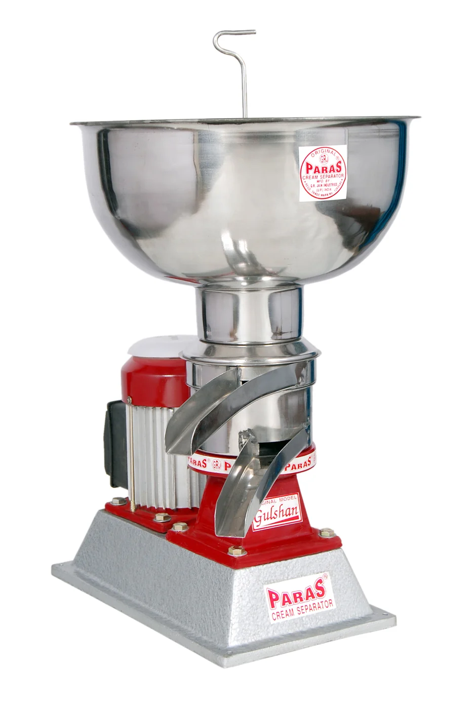 Electric Cream Separator Machine by PARAS Dairy Machinery